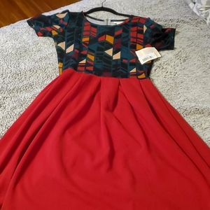 NWT Lularoe Amelia dress size Large
